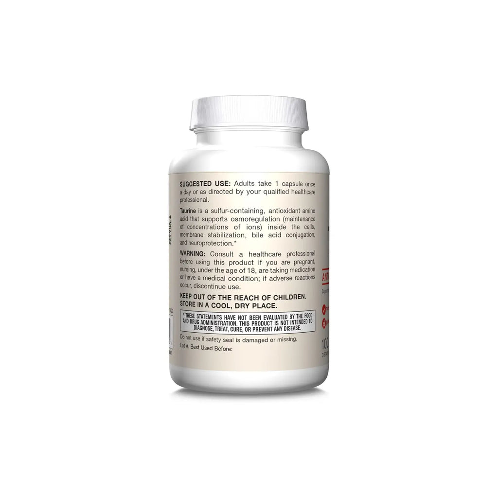Jarrow Formulas Taurina 1000 mg 100 cápsulas sfn