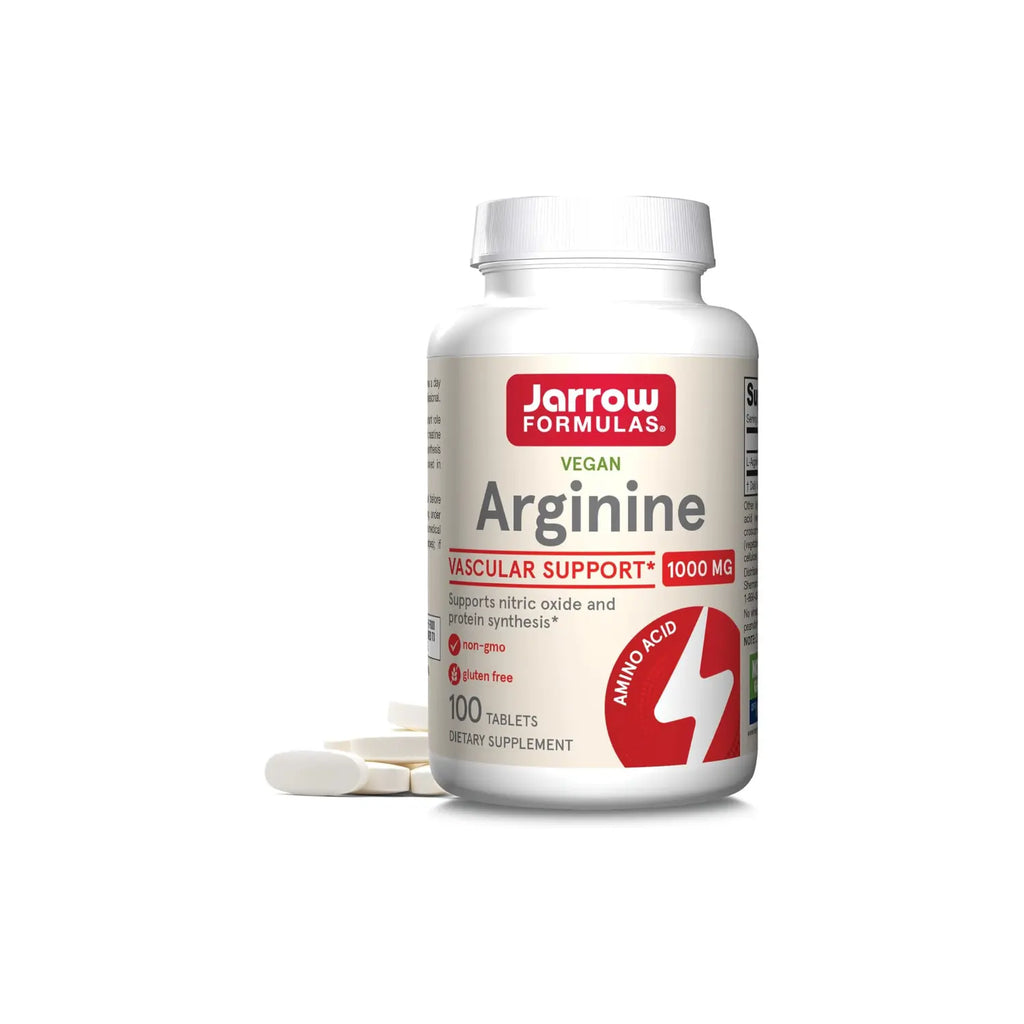 Jarrow Formulas, Arginina vegana, 1000 mg 100 tabletas sfn