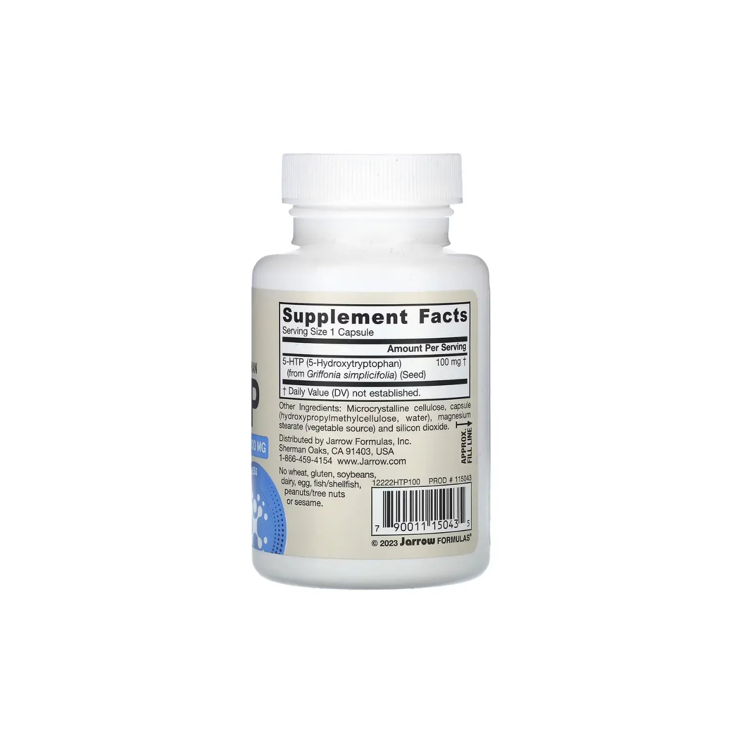 Jarrow Formulas, 5-hidroxitriptófano, 100 mg 60 vcaps sfn