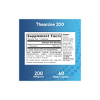 Jarrow Formulas Teanina 200 mg 60 cápsulas sfn