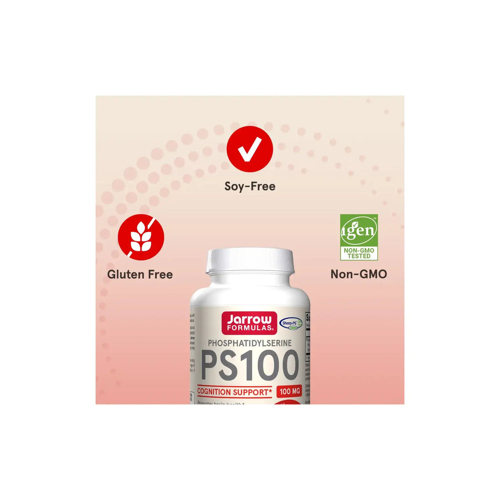 Jarrow formulas fosfatidilserina PS100 100mg 60 softgels sfn