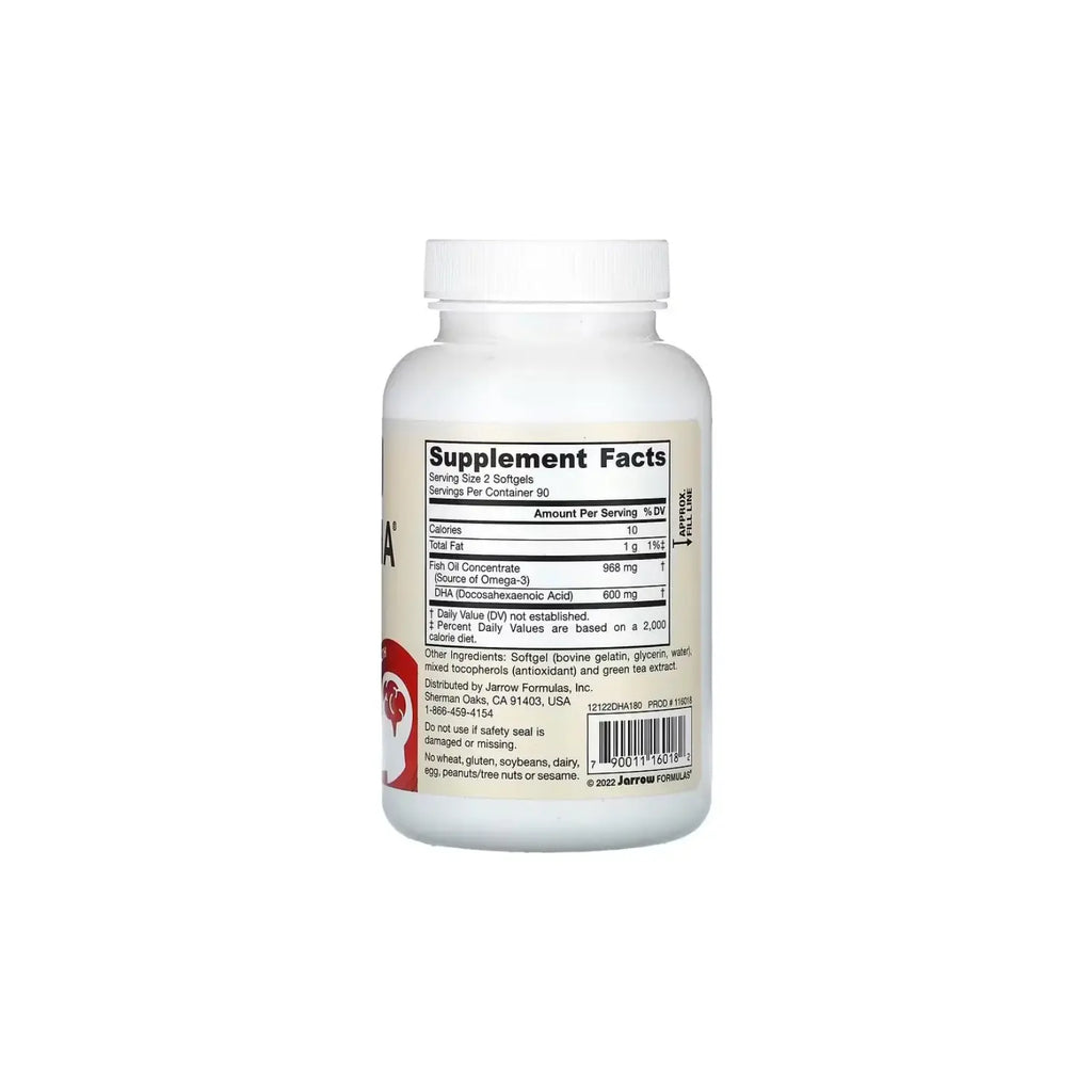 Jarrow Formulas Max Dha 180 cápsulas blandas sfn