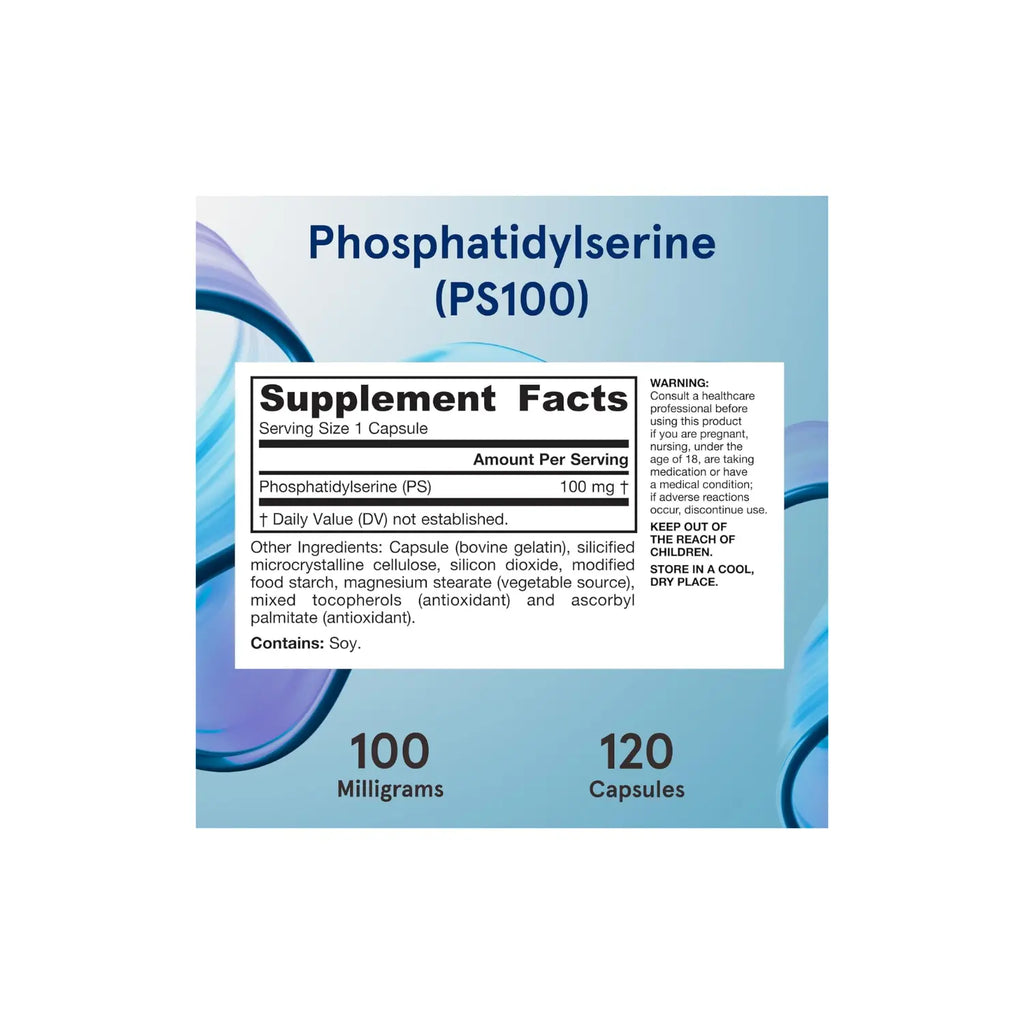Jarrow Formulas PS 100 Fosfatidilserina 100 mg 120 caps sfn