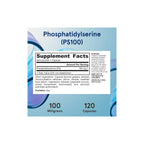 Jarrow Formulas PS 100 Fosfatidilserina 100 mg 120 caps sfn