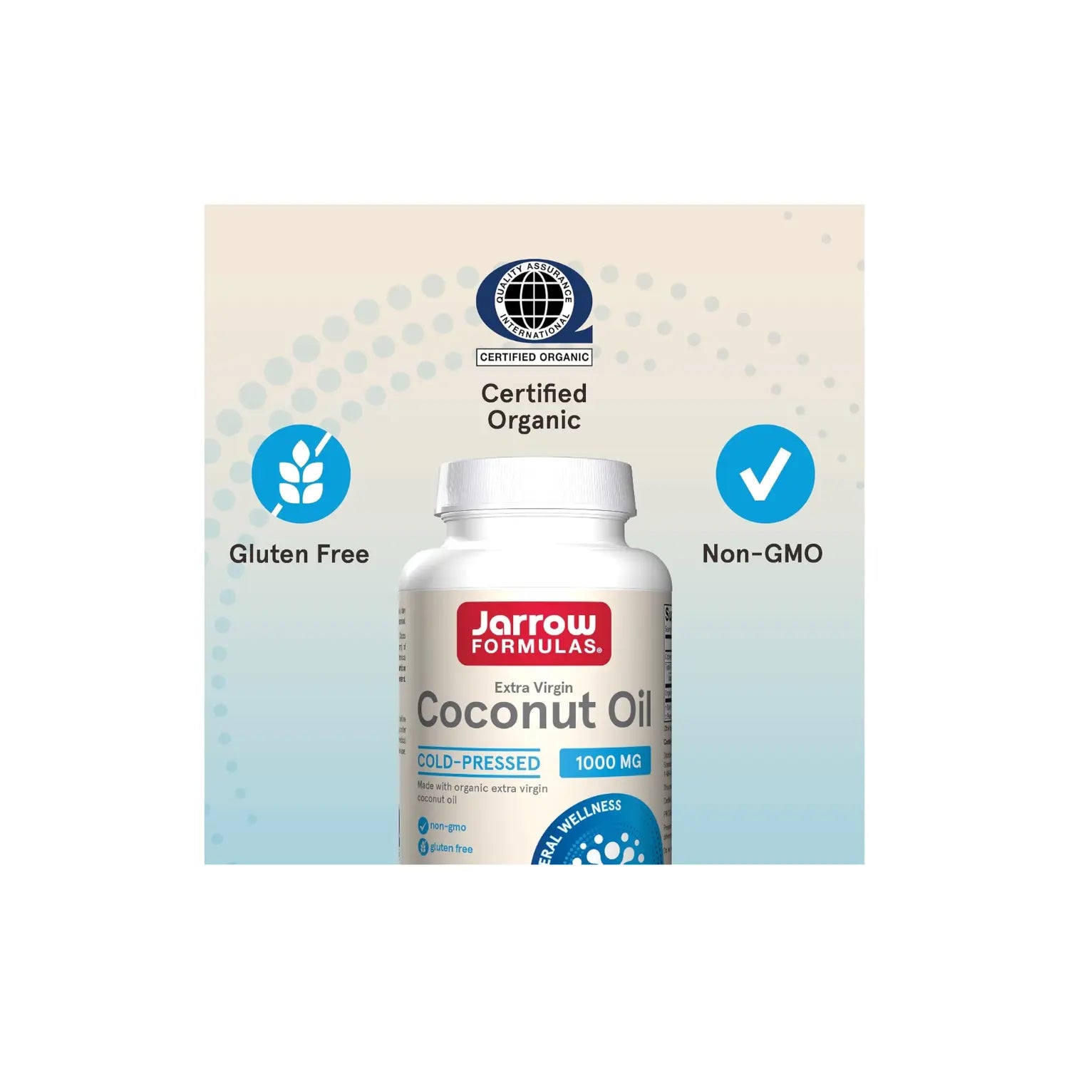 Jarrow Formulas, Extra Virgin Coconut Oil , 1,000 mg, 120 Softgels