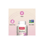 Jarrow Formulas Biotina 5000 mcg, 100 cápsulas vegetales sfn