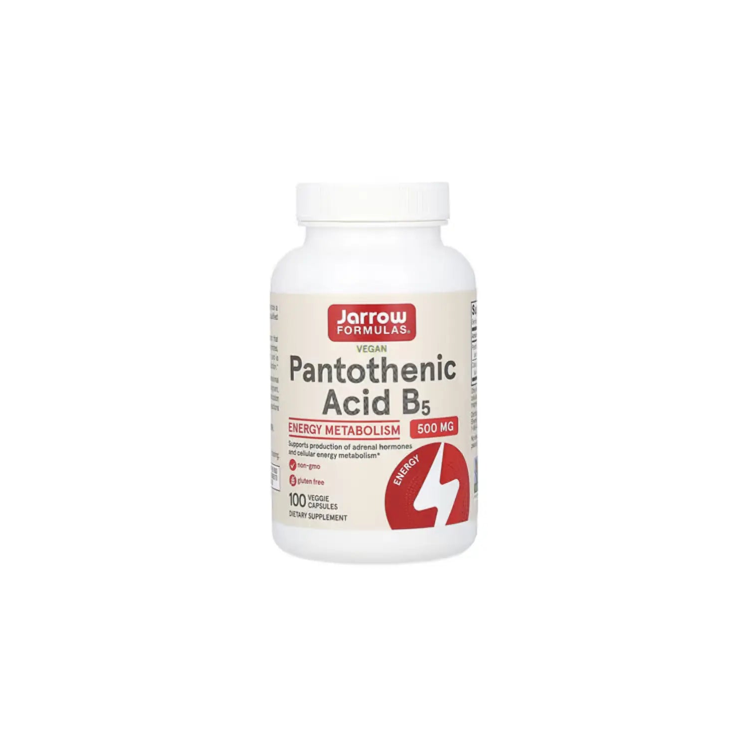 Jarrow Formulas Ácido pantoténico con B5 500mg 100 vcaps sfn