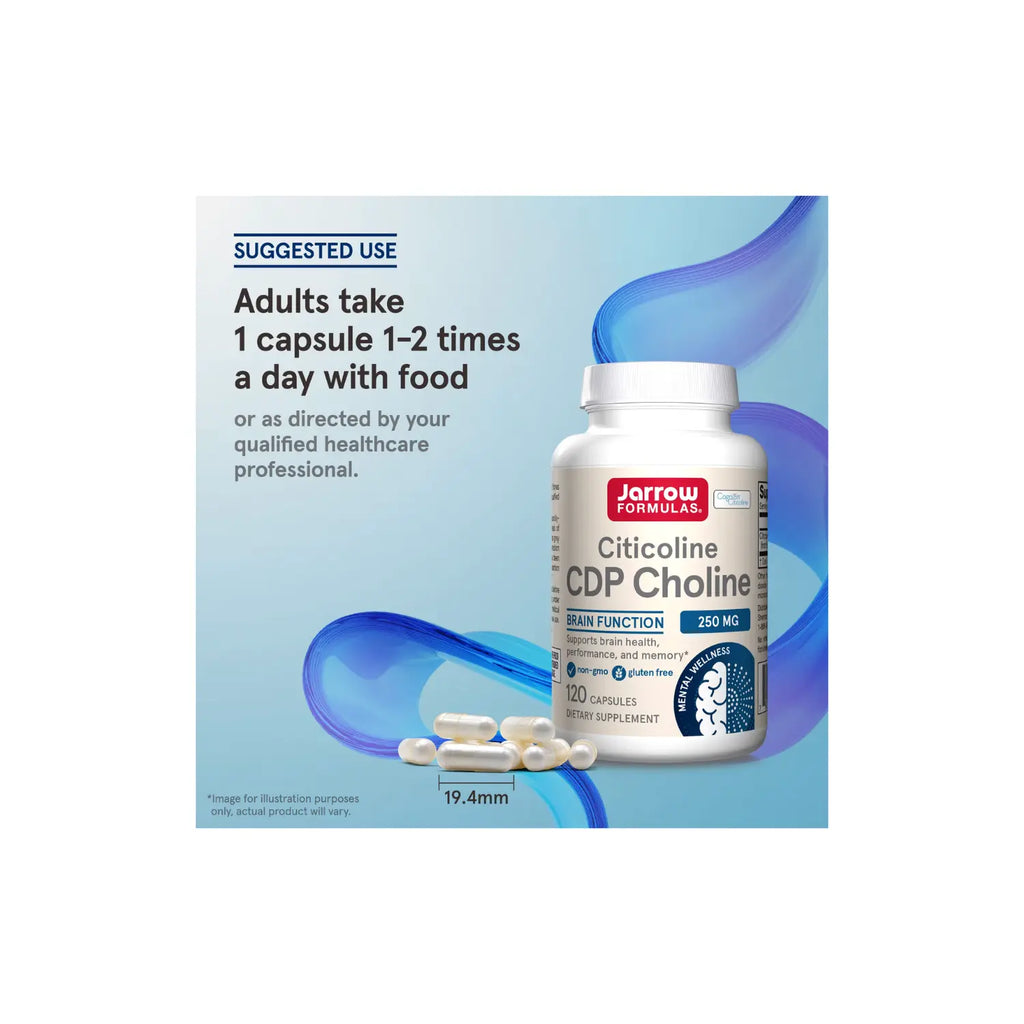 Jarrow formulas citicolina colina cdp 250 mg 120 caps sfn