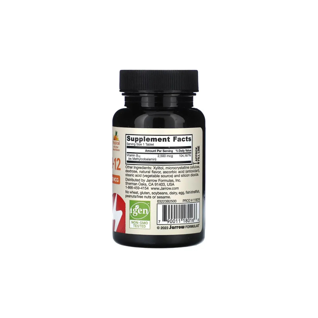 Jarrow Formulas Metil B-12 2500 Mcg, 100 Masticables Sfn