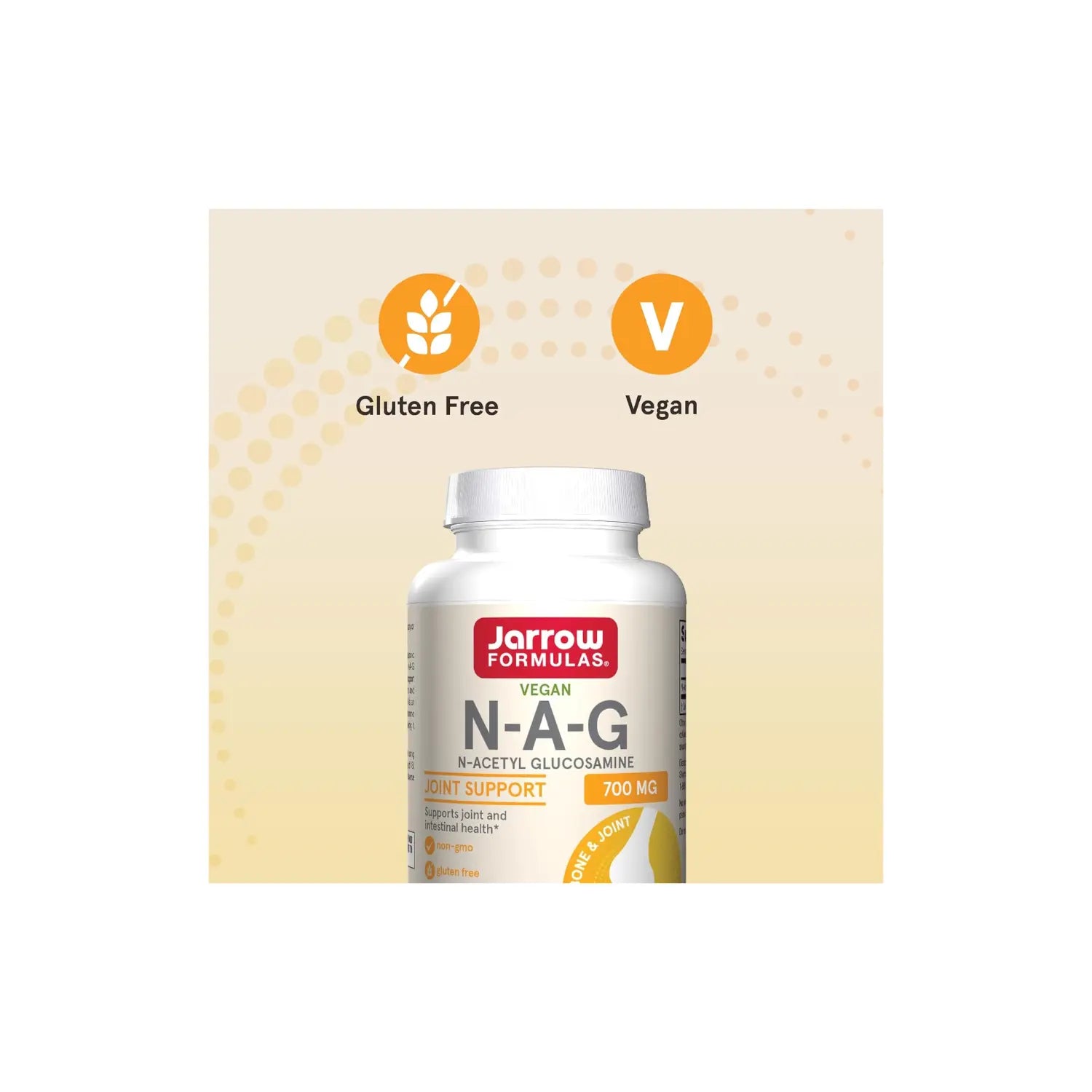 Jarrow Formulas NAG 700 mg 120 capsulas vegetales sfn