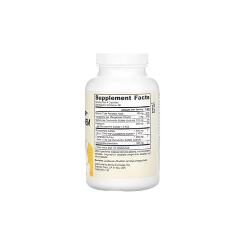 Jarrow Formulas Glucosamina condroitina y MSM 240 caps sfn