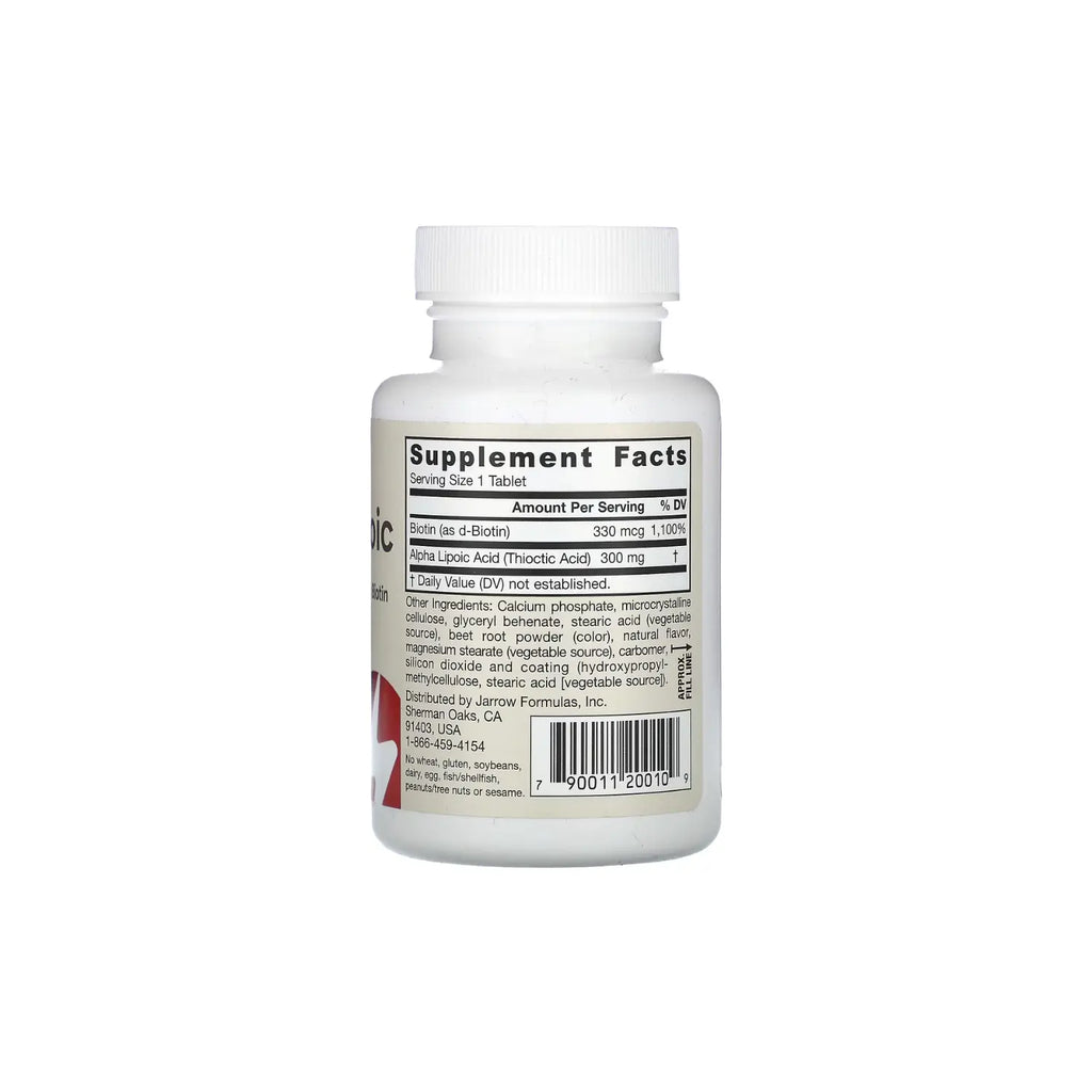 Jarrow Formulas alfa-lipoica con biotina 300 mg 60 tabs Sfn