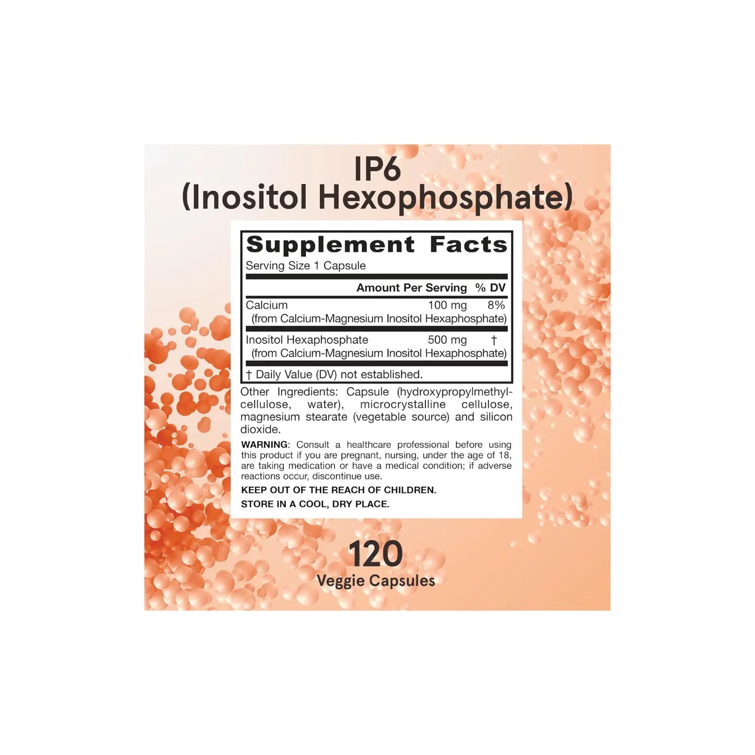 Jarrow Formulas Ip6 Inositol Vegano 120 Vegcaps Sfn