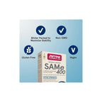 Jarrow Formulas SAMe tosilato de disulfato 400mg 30 tabs sfn
