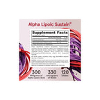 Jarrow Formulas Alfa-lipoica Con Biotina 300 Mg 120 Tabs Sfn