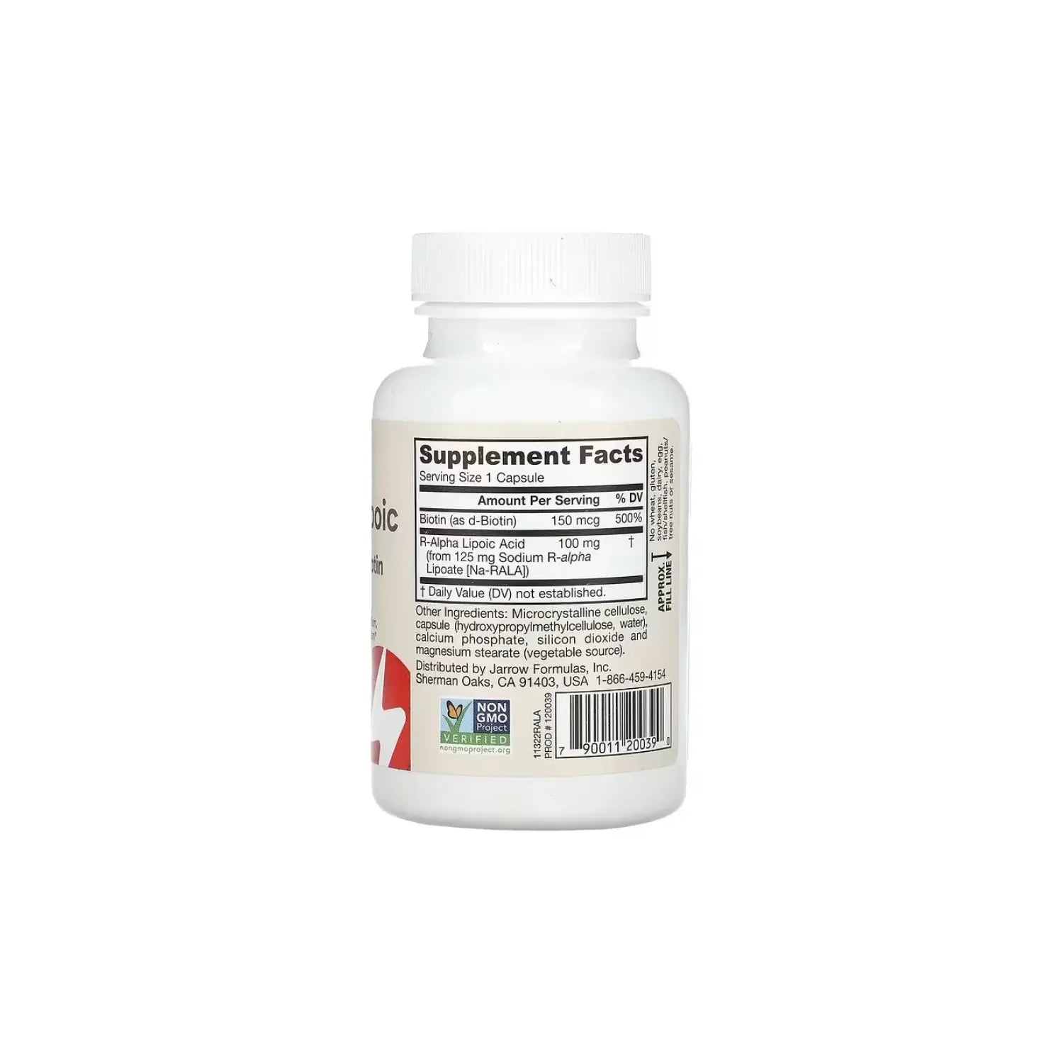 Jarrow Formulas R-acido Alfa Lipoico + Biotina 60 Caps sfn