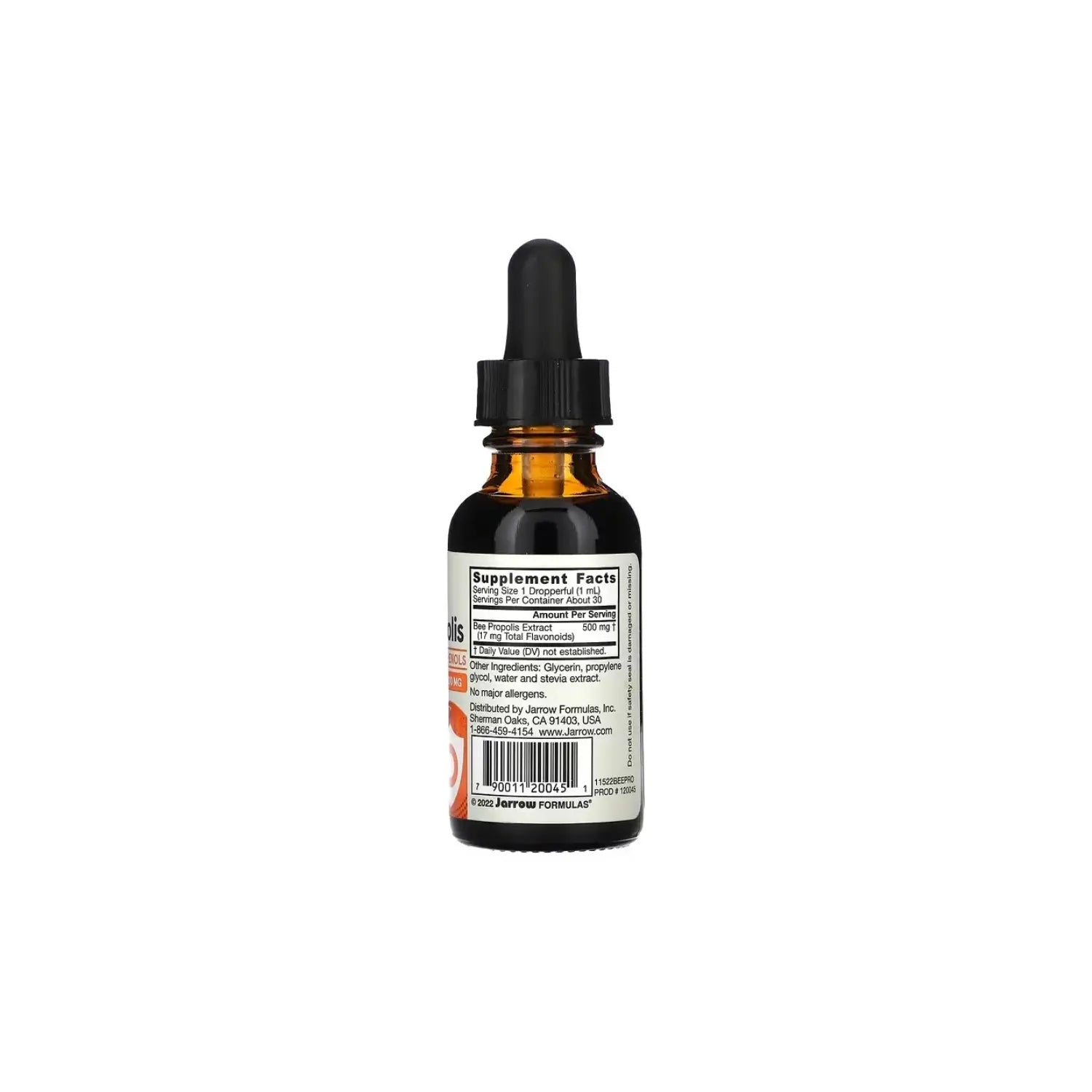 Jarrow Formulas, Propóleo de abeja, 500 mg, 29,6 ml sfn