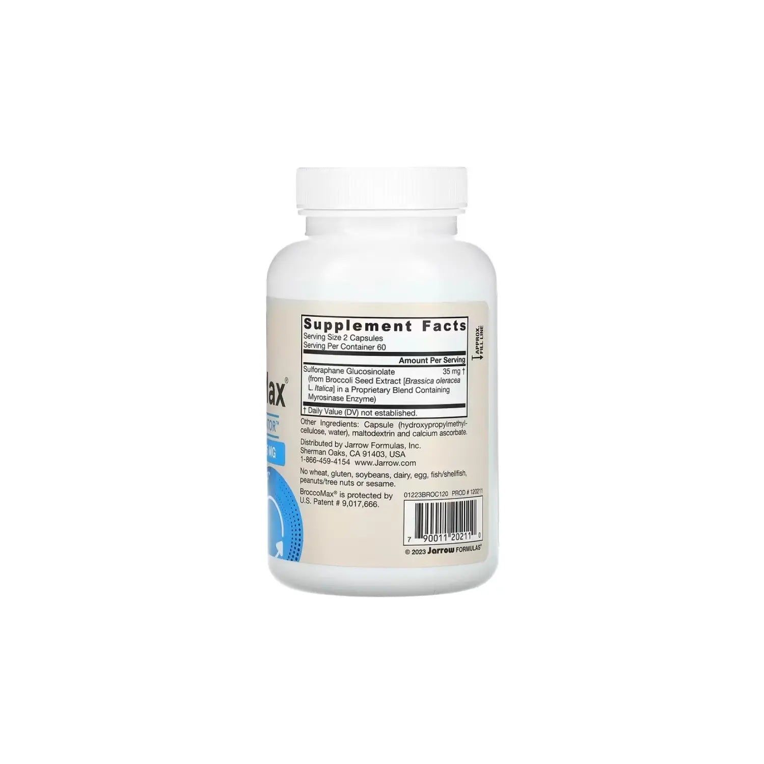 Jarrow Formulas Extracto Brocoli 35 mg, 120 veg cápsulas sfn