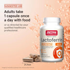 Jarrow Formulas Lactoferrina Liofilizada 250 mg 60 caps sfn