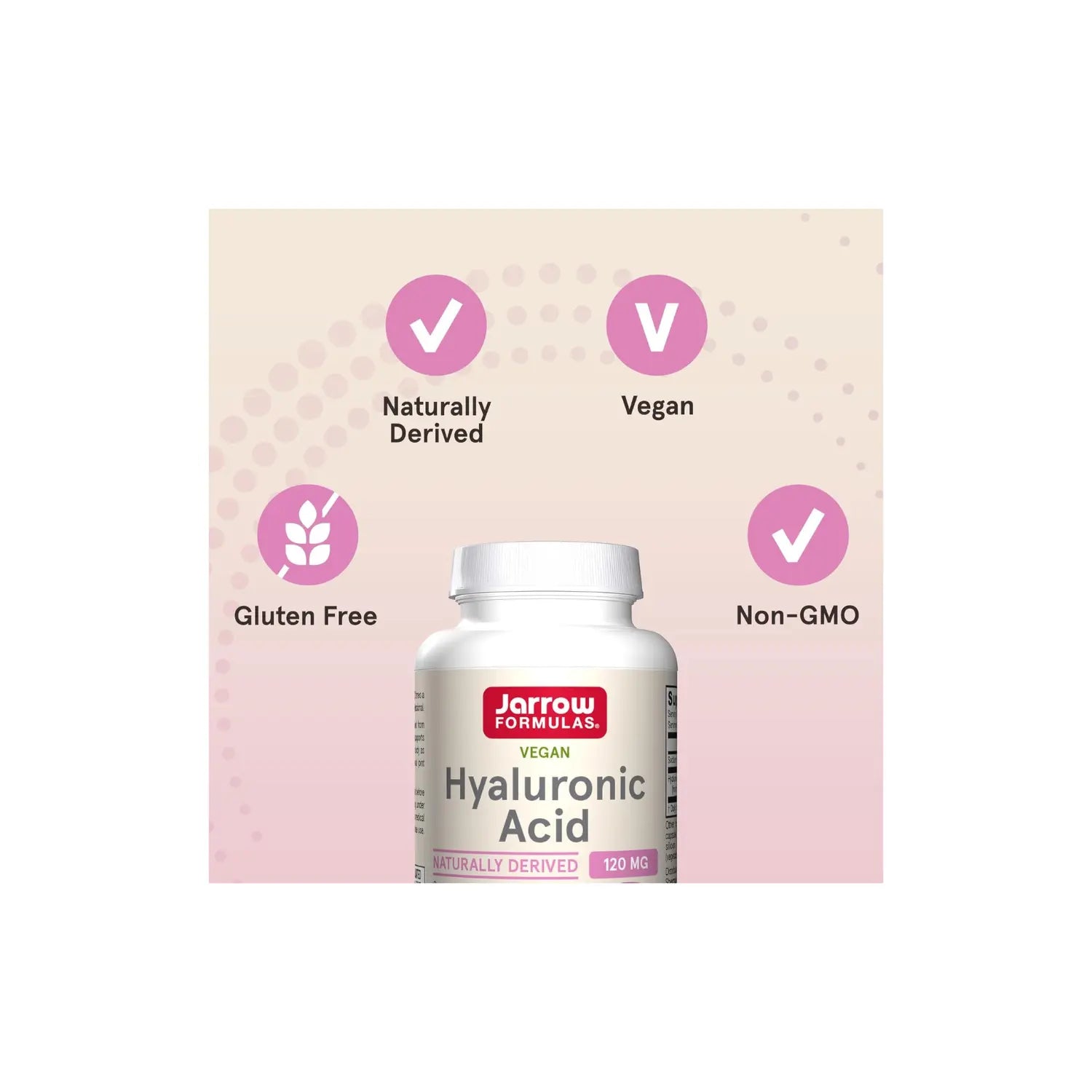 Jarrow Formulas Ácido hialurónico vegano 60 mg 60 caps sfn