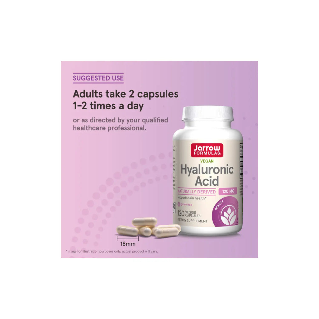 Jarrow formulas Acido hialuronico vegano 120 mg 120 caps sfn