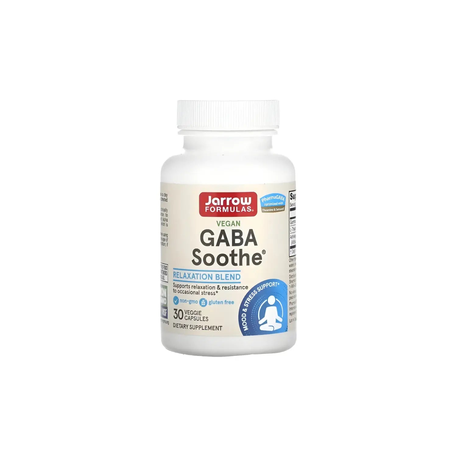 Jarrow Formulas GABA Soothe 30 capsulas vegetales sfn