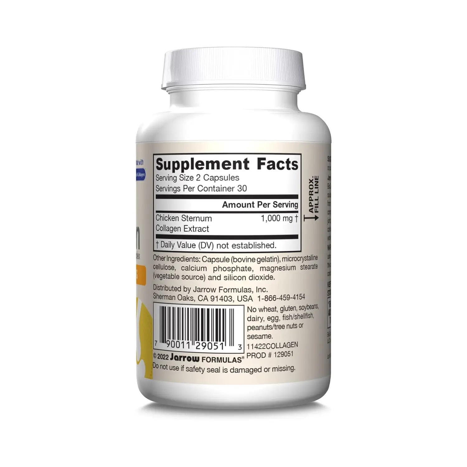 Jarrow Formulas Complejo de colágeno de tipo II, 60 caps sfn