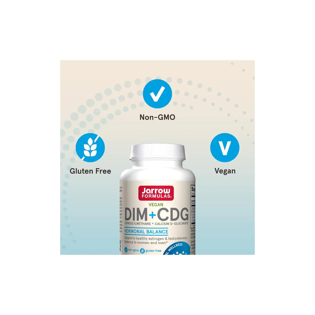 Jarrow Formulas DIM + CDG desintoxicación 30 capsulas sfn