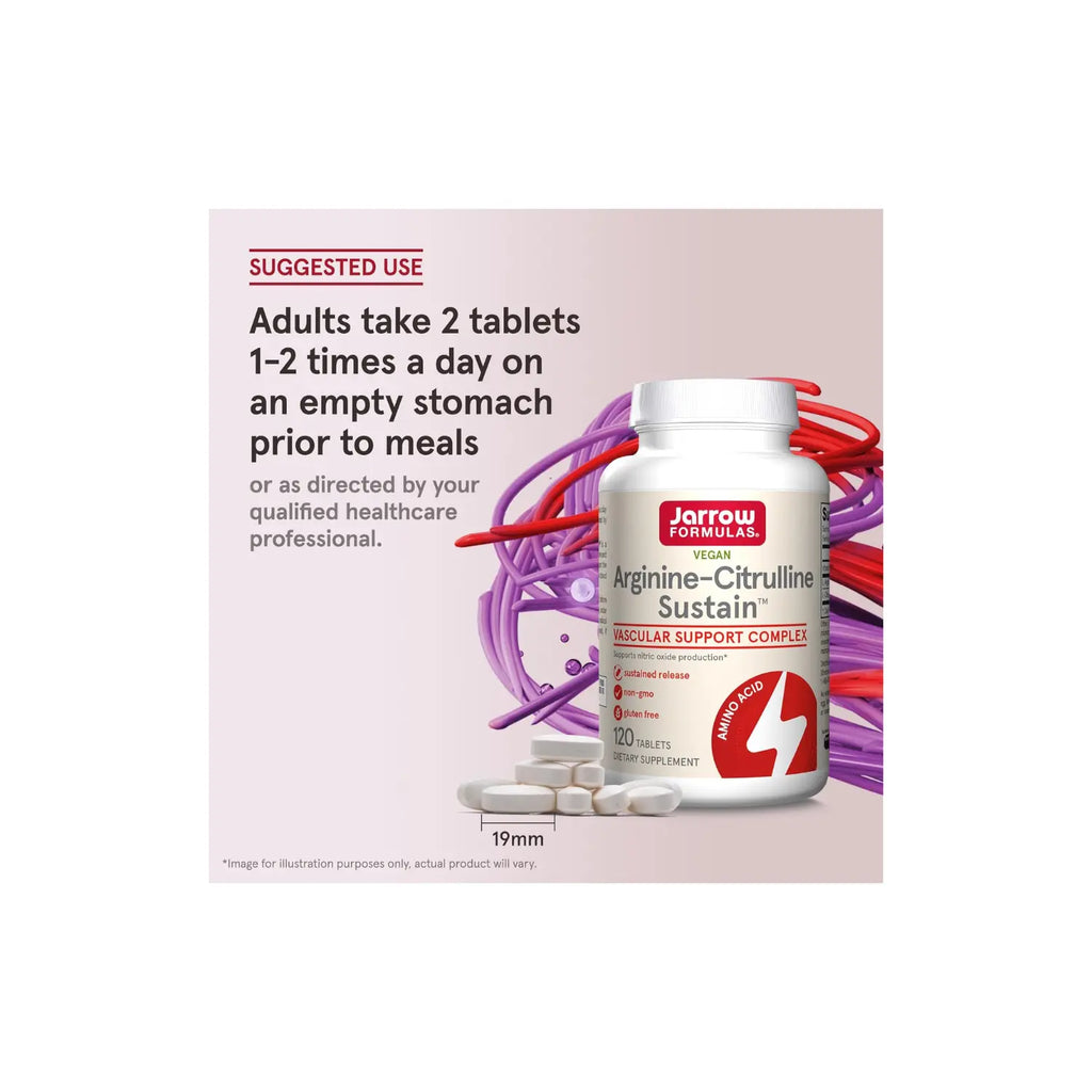 Jarrow Formulas Arginina-Citrulina Sustain 120 tabs Sfn