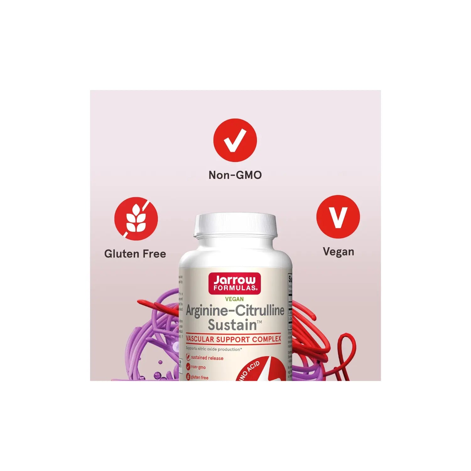 Jarrow Formulas Arginina-Citrulina Sustain 120 tabs Sfn