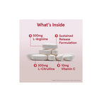 Jarrow Formulas Arginina-Citrulina Sustain 120 tabs Sfn