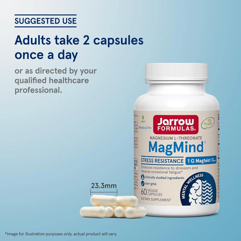 Jarrow formulas Magmind magnesio y l teanina 60 caps sfn