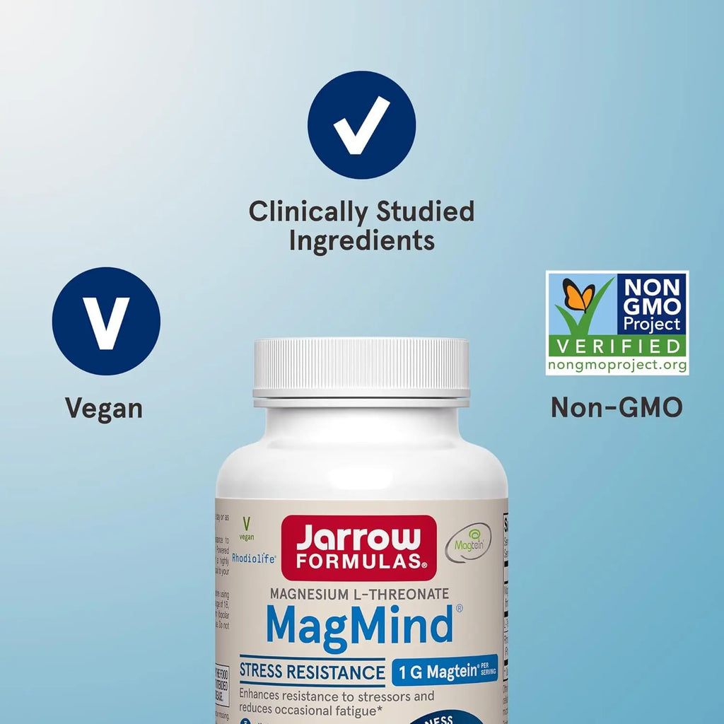 Jarrow formulas Magmind magnesio y l teanina 60 caps sfn