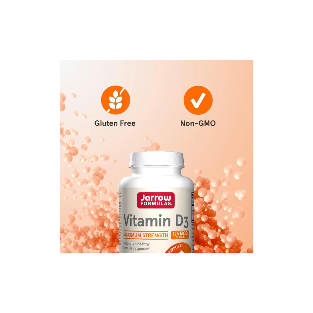 Jarrow formulas Vitamin D3 125 mcg 100 caps sfn