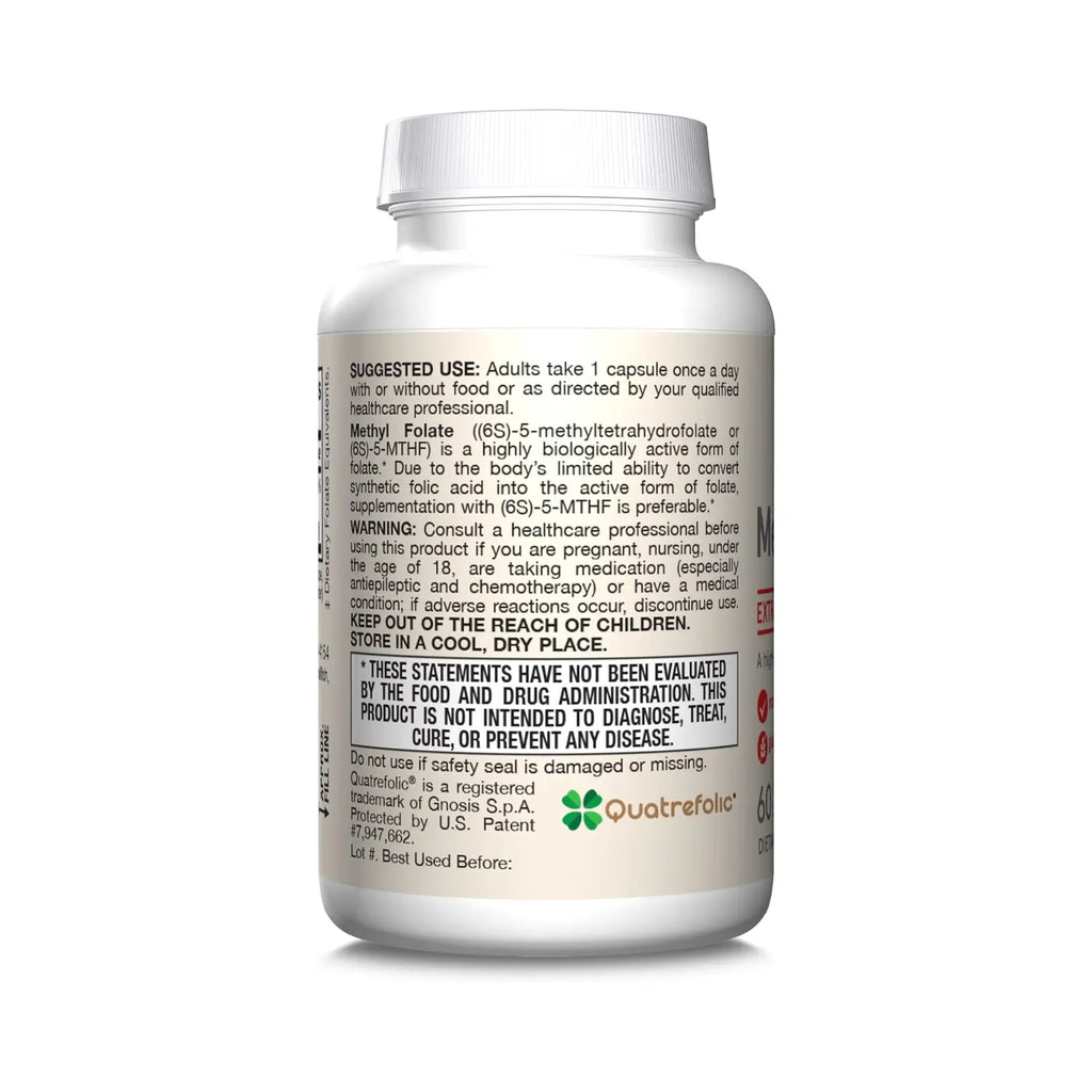 Jarrow Formulas Methyl folate Metilfolato 400mcg 60Vcaps Sfn