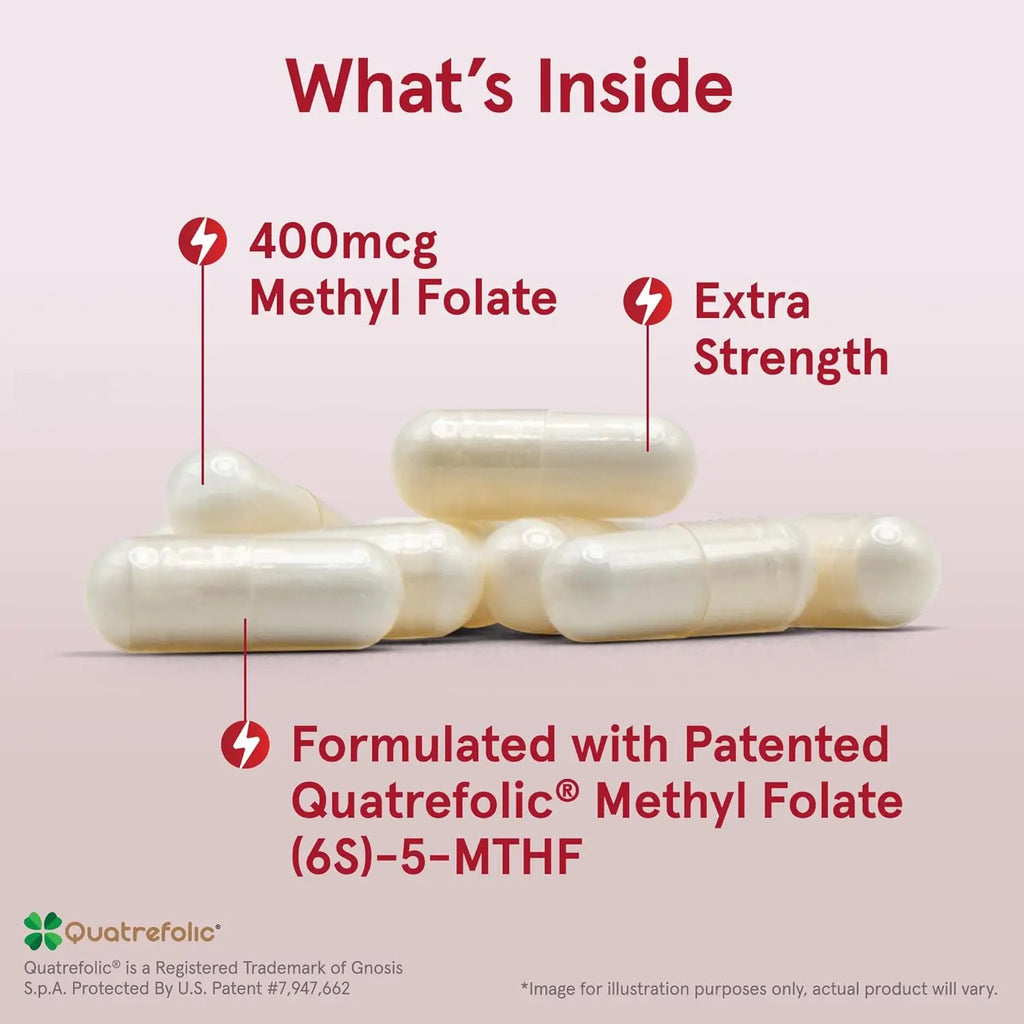Jarrow Formulas Methyl folate Metilfolato 400mcg 60Vcaps Sfn