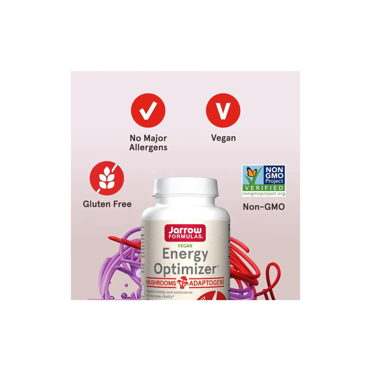 Jarrow formulas Energy optimizer mezcla de hongos 90caps sfn