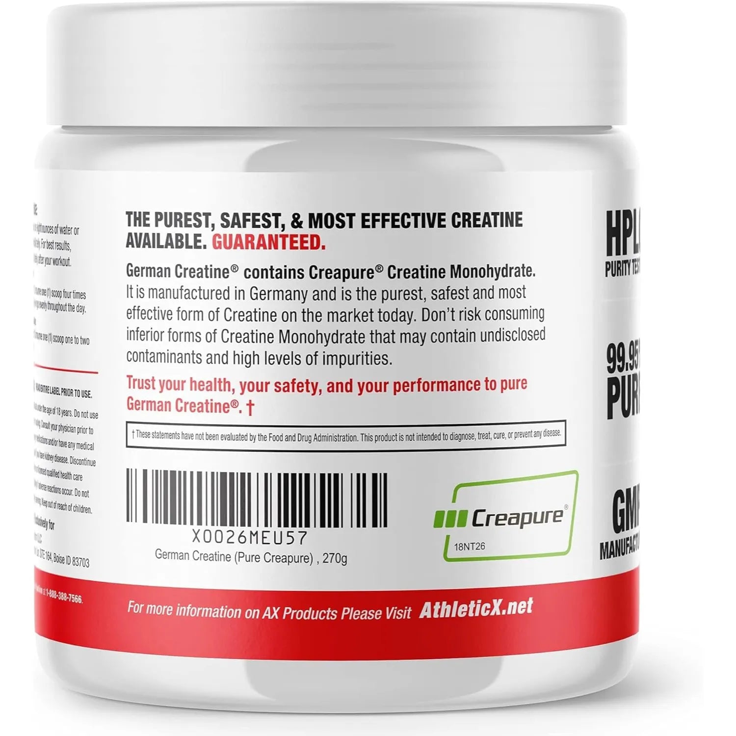 AX German Creatine 270 grams