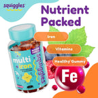 Squiggle Kid's Multi + Iron 100 gummies