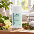 LAFE'S Desodorante Natural en Barra Cedro + Lima 2.25 oz | Protección contra el mal olor | Sin aluminio clorhidrato | Ingredientes naturales y orgánicos | Desodorante natural