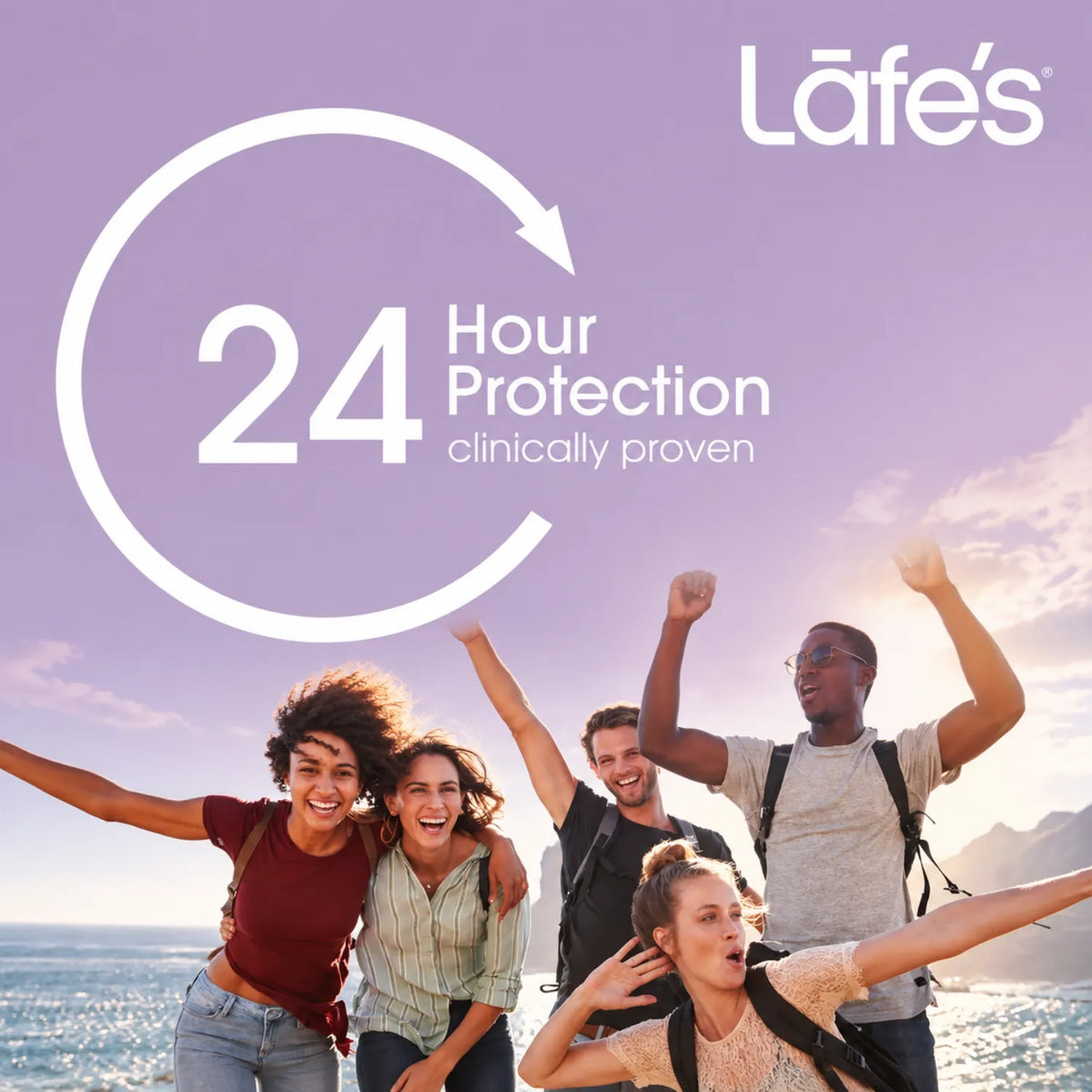 LAFE'S Desodorante Corporal Natural Lavanda + Aloe 4 oz / 118 ml | Protección natural contra el mal olor | Con minerales y aloe vera orgánico | Sin aluminio ni químicos agresivos | Desodorante corporal natural