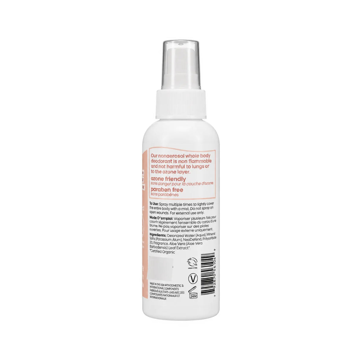 LAFE'S Desodorante Corporal Natural Sándalo + Jazmín 4 oz / 118 ml | Protección natural contra el mal olor | Con minerales y aceites esenciales | Sin aluminio ni químicos agresivos | Desodorante corporal natural
