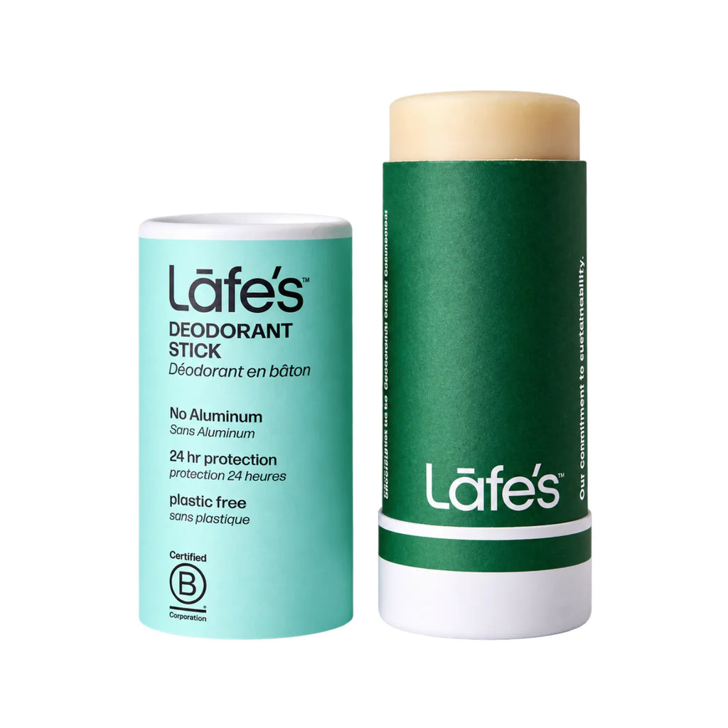 LAFE'S Desodorante Natural en Barra de Papel Cedro + Lima 2.25 oz | Protección contra el mal olor por 24 horas | Sin aluminio ni bicarbonato de sodio | Ingredientes naturales y orgánicos | Desodorante vegano