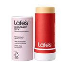 LAFE'S Desodorante Natural en Barra de Papel Rosa + Cilantro 2.25 oz | Protección contra el mal olor por 24 horas | Sin aluminio ni bicarbonato de sodio | Ingredientes naturales y orgánicos | Desodorante vegano