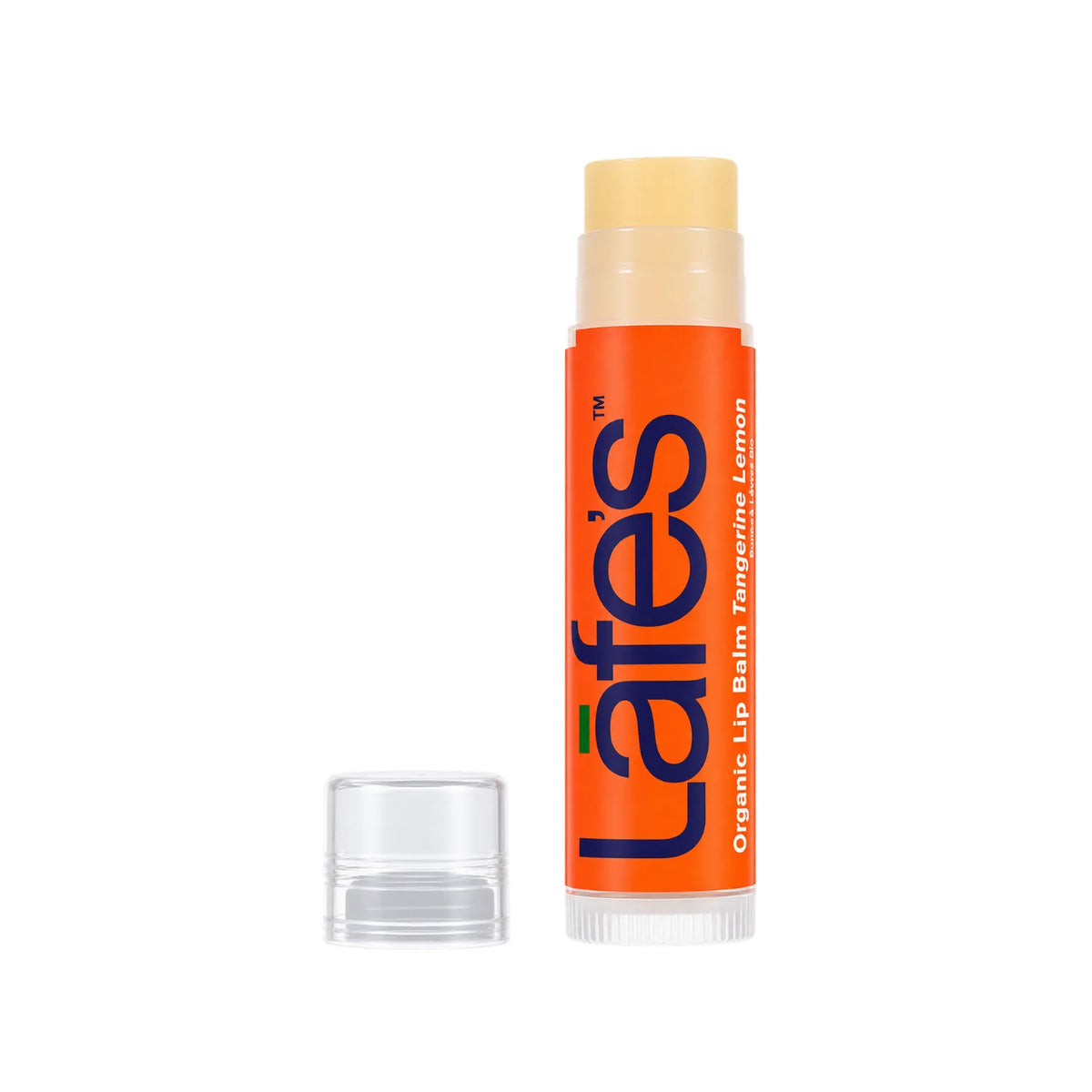 LAFE'S Bálsamo Labial Orgánico Limón + Mandarina | Hidratación y protección natural para los labios | Con aceites y mantecas vegetales | Sin parabenos ni ingredientes artificiales | Bálsamo labial natural