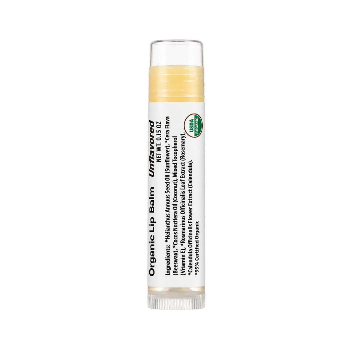 LAFE'S Bálsamo Labial Orgánico Sin Color ni Sabor | Hidratación y protección natural para labios secos | Con mantecas y aceites vegetales | Sin fragancias ni ingredientes artificiales | Bálsamo labial natural