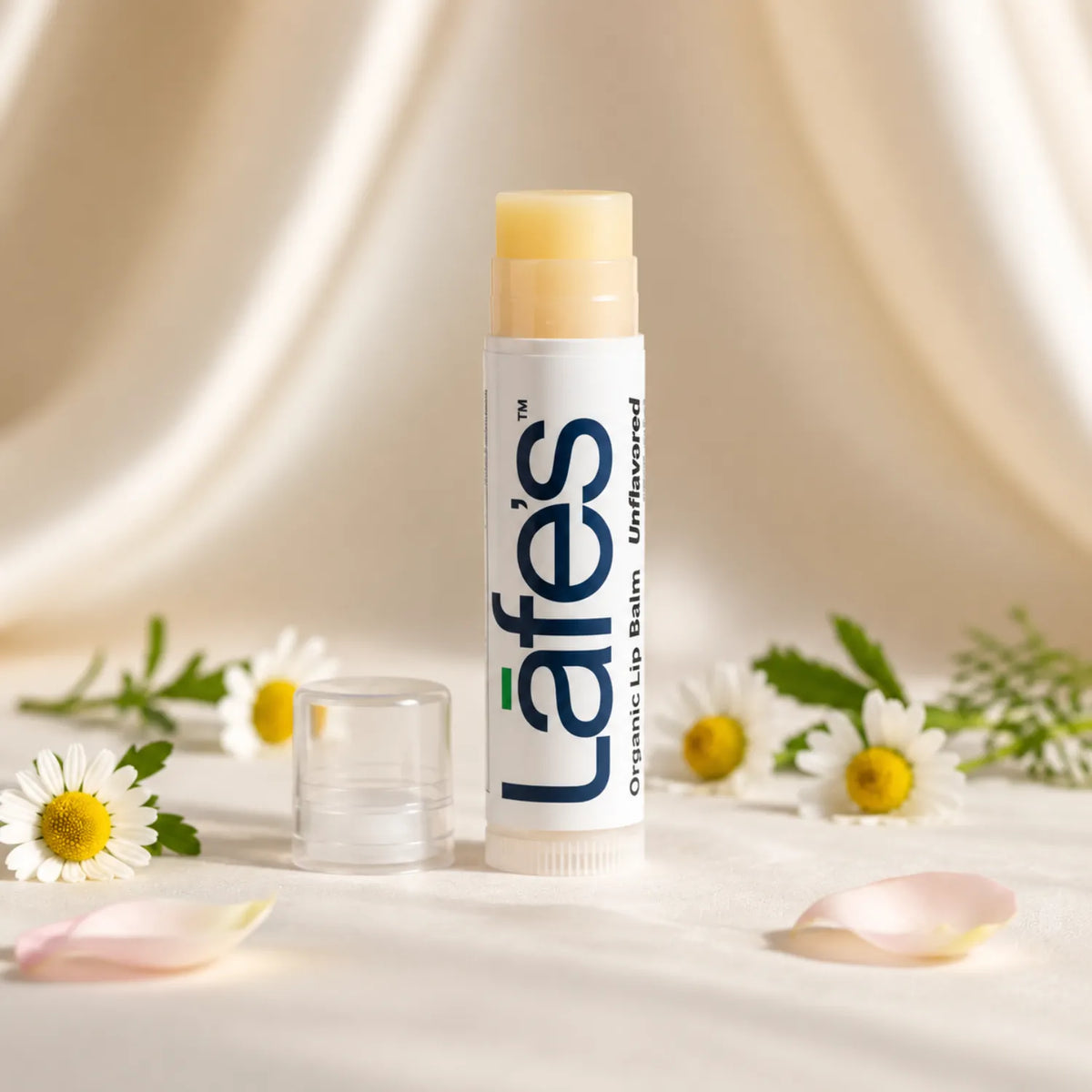 LAFE'S Bálsamo Labial Orgánico Sin Color ni Sabor | Hidratación y protección natural para labios secos | Con mantecas y aceites vegetales | Sin fragancias ni ingredientes artificiales | Bálsamo labial natural