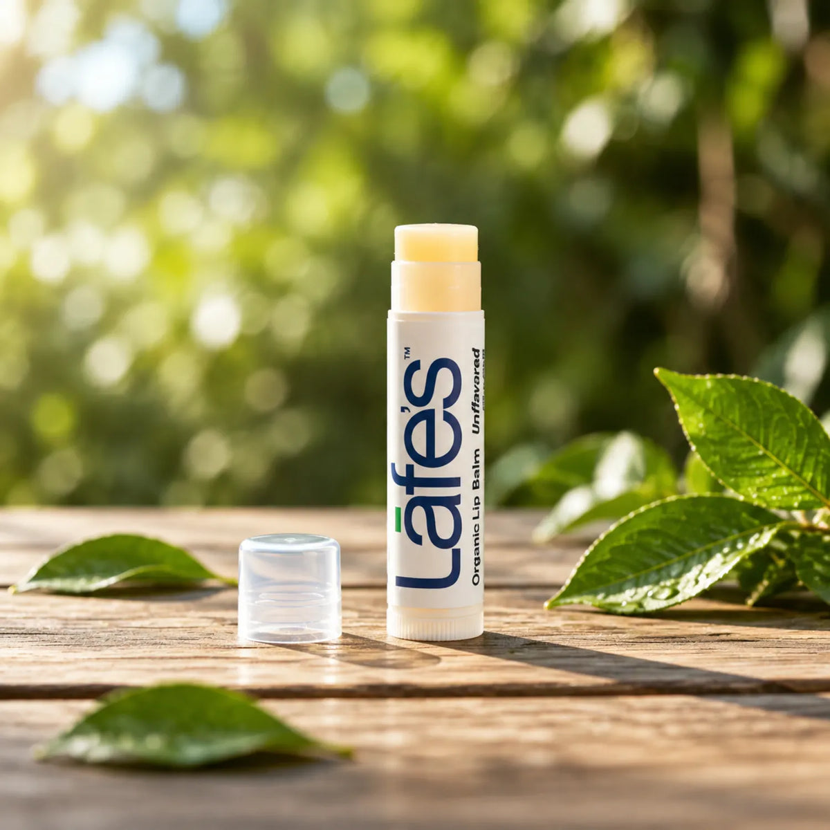 LAFE'S Bálsamo Labial Orgánico Sin Color ni Sabor | Hidratación y protección natural para labios secos | Con mantecas y aceites vegetales | Sin fragancias ni ingredientes artificiales | Bálsamo labial natural