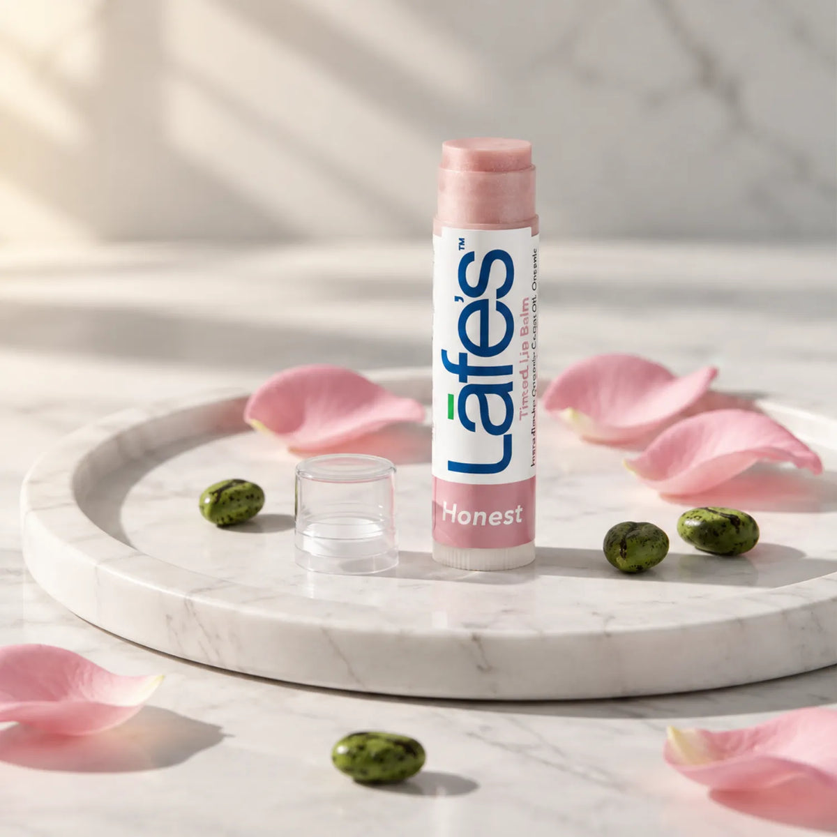 LAFE'S Bálsamo Labial Orgánico con Color Honest | Hidratación y color natural para labios | Con mantecas y aceites vegetales | Sin parabenos ni ingredientes artificiales | Bálsamo labial natural con color