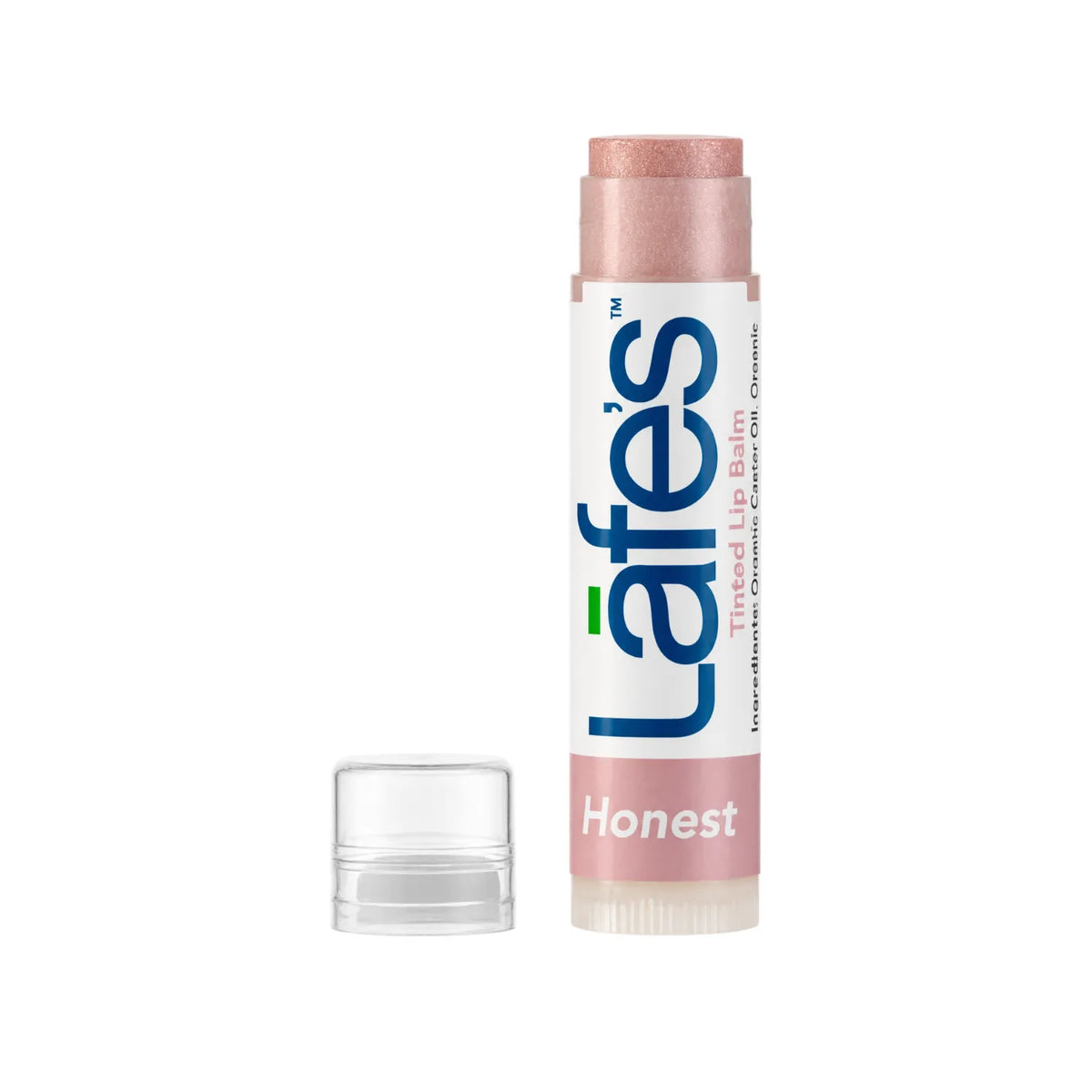 LAFE'S Bálsamo Labial Orgánico con Color Honest | Hidratación y color natural para labios | Con mantecas y aceites vegetales | Sin parabenos ni ingredientes artificiales | Bálsamo labial natural con color